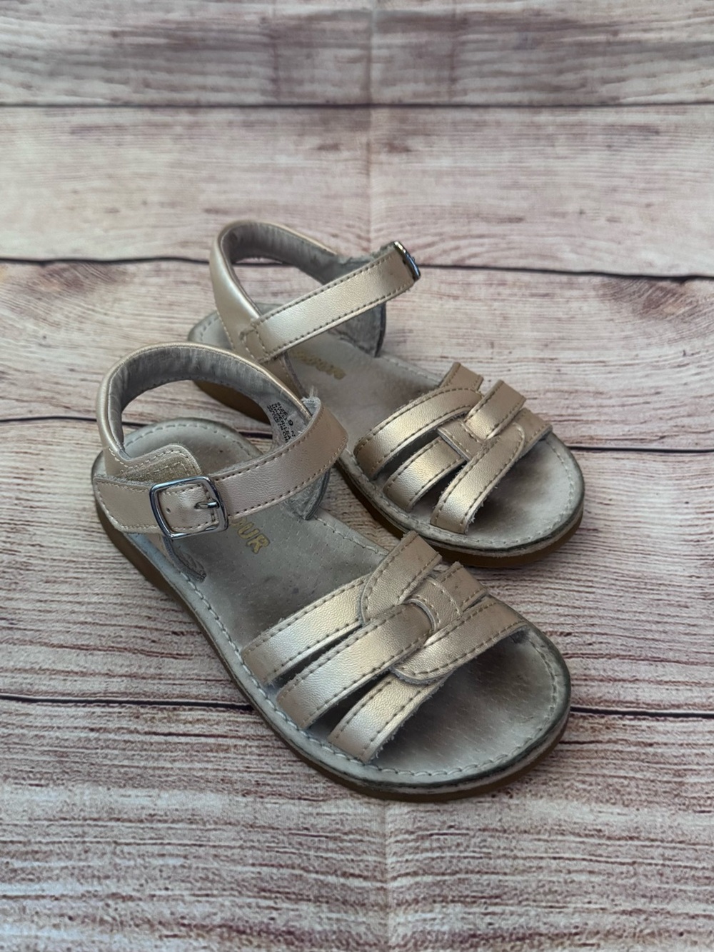 L'Amour Gold Sandals